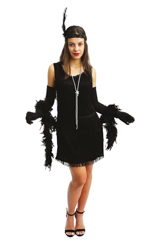 P'TIT CLOWN - Erwachsenenkostüm Kleid Charleston Frau - Garçonne, 20er Jahre, Vintage, Flapper - Karneval, Silvester,...